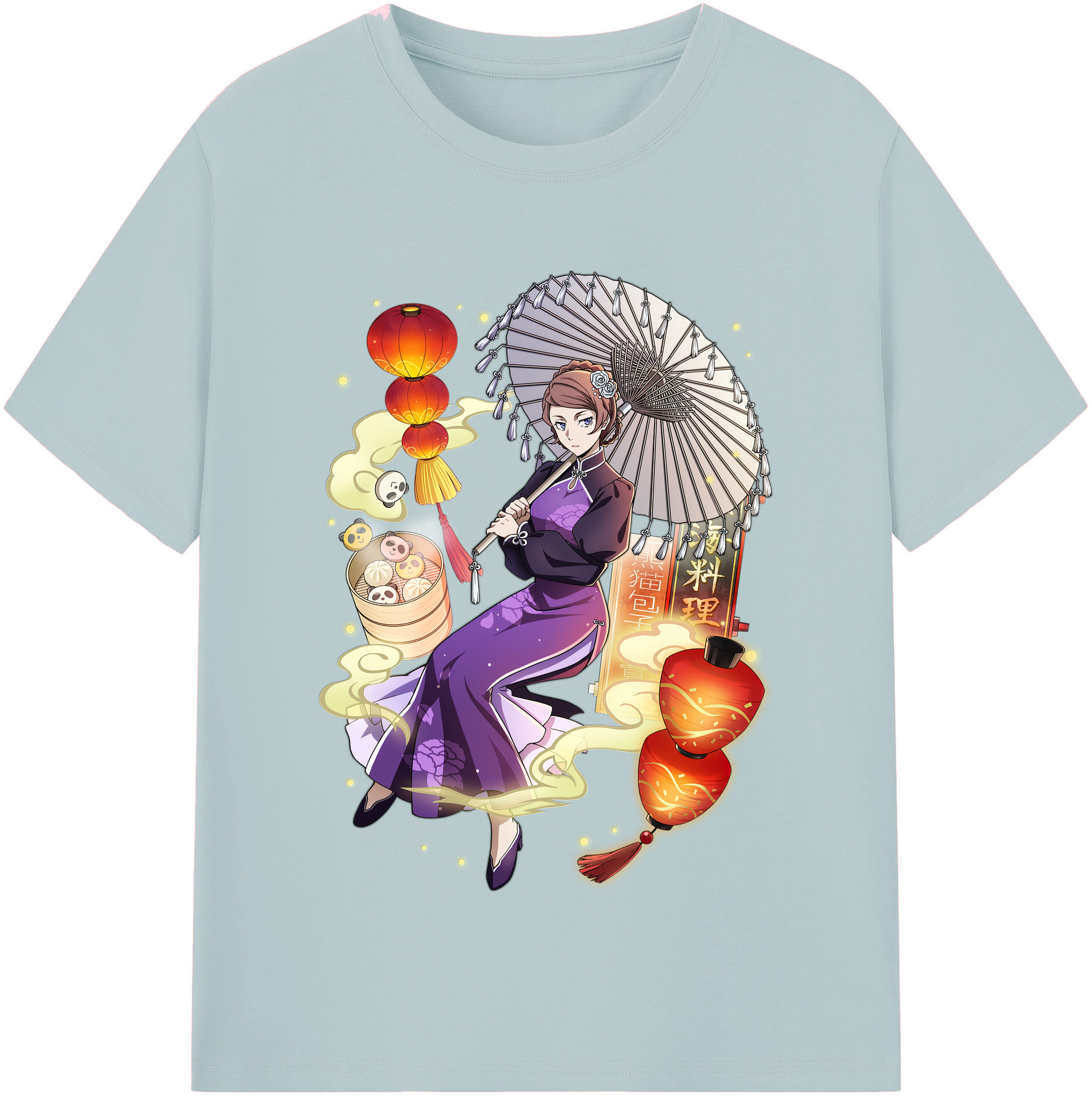 （画像用） 文豪ストレイドッグス Bungo Stray Dogs 綿100％半袖Tシャツ（フロントプリント）
